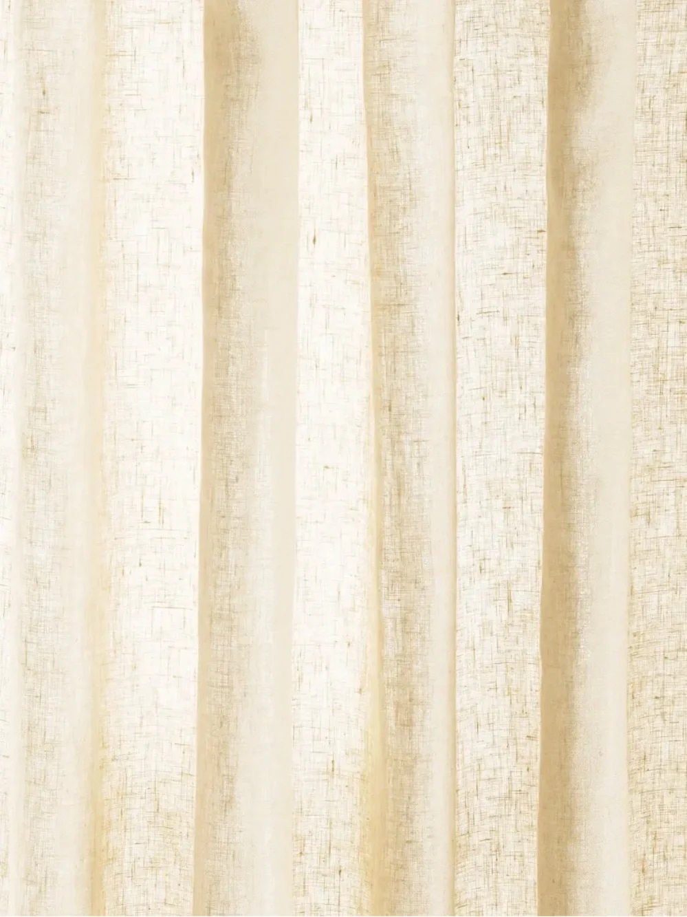 NWOT Quince Ivory Linen Curtain Single Panel - Retail $90